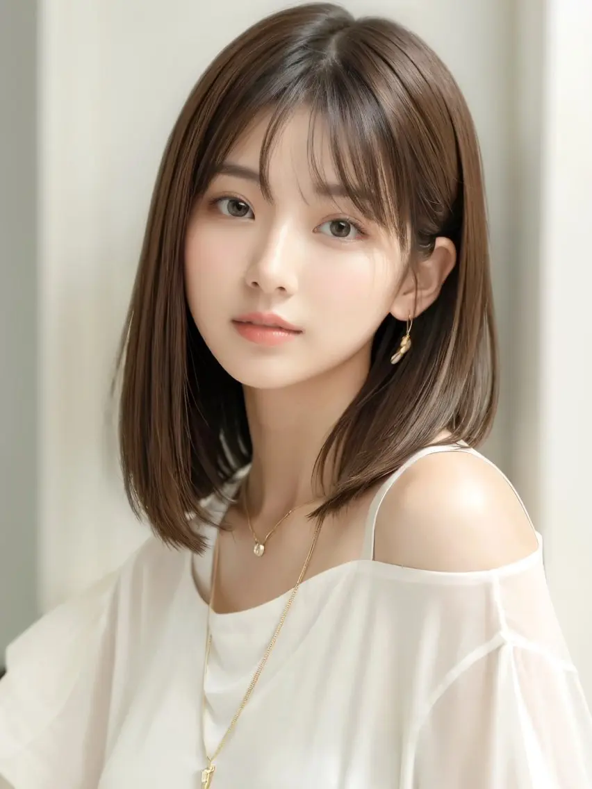 似合わせカット+前髪矯正+トリートメントの写真
