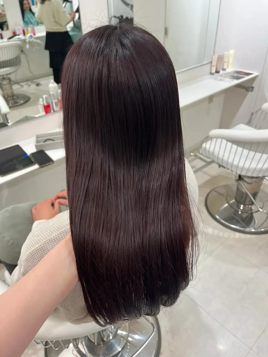 セミロング カット ヘアカラー ParveMix /石田 佳澄🩶のヘアスタイル
