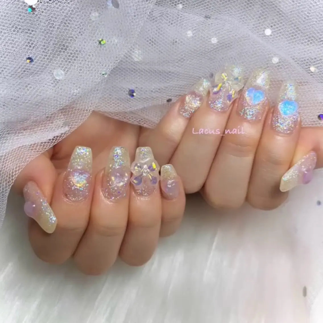 ネイル アートネイル ジェルネイル Nail Salon Lacusのネイルデザイン