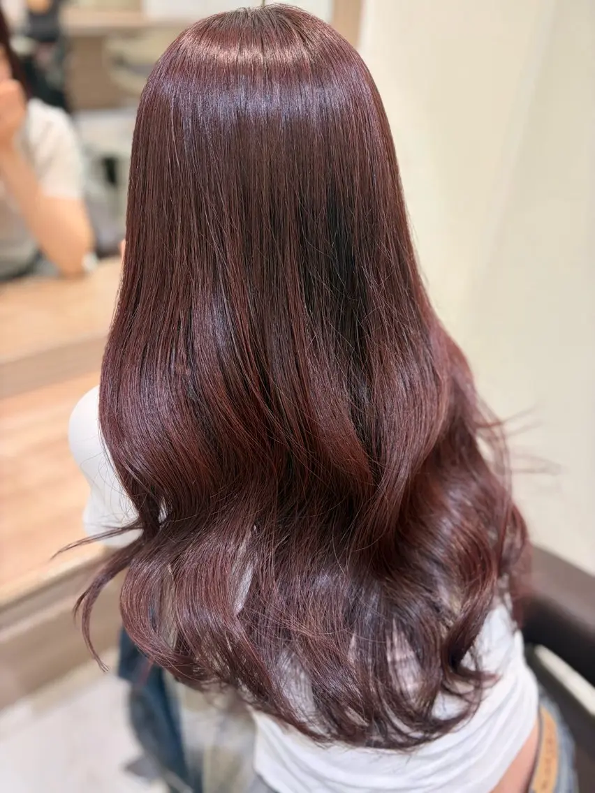 ロング ヘアカラー 透明感カラー/巻き髪 🤍あすみ‎‎‎🤍のヘアスタイル
