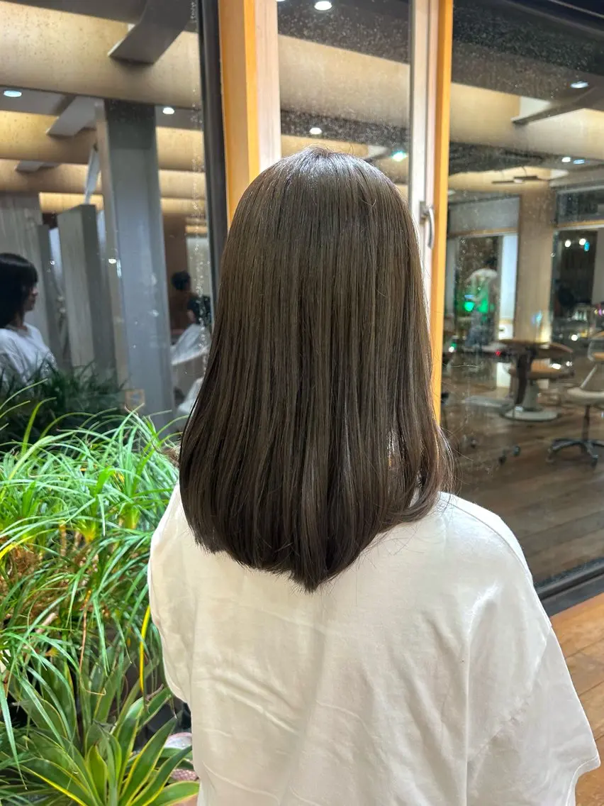 カラー ヘアカラー あい /透明感カラーのヘアスタイル
