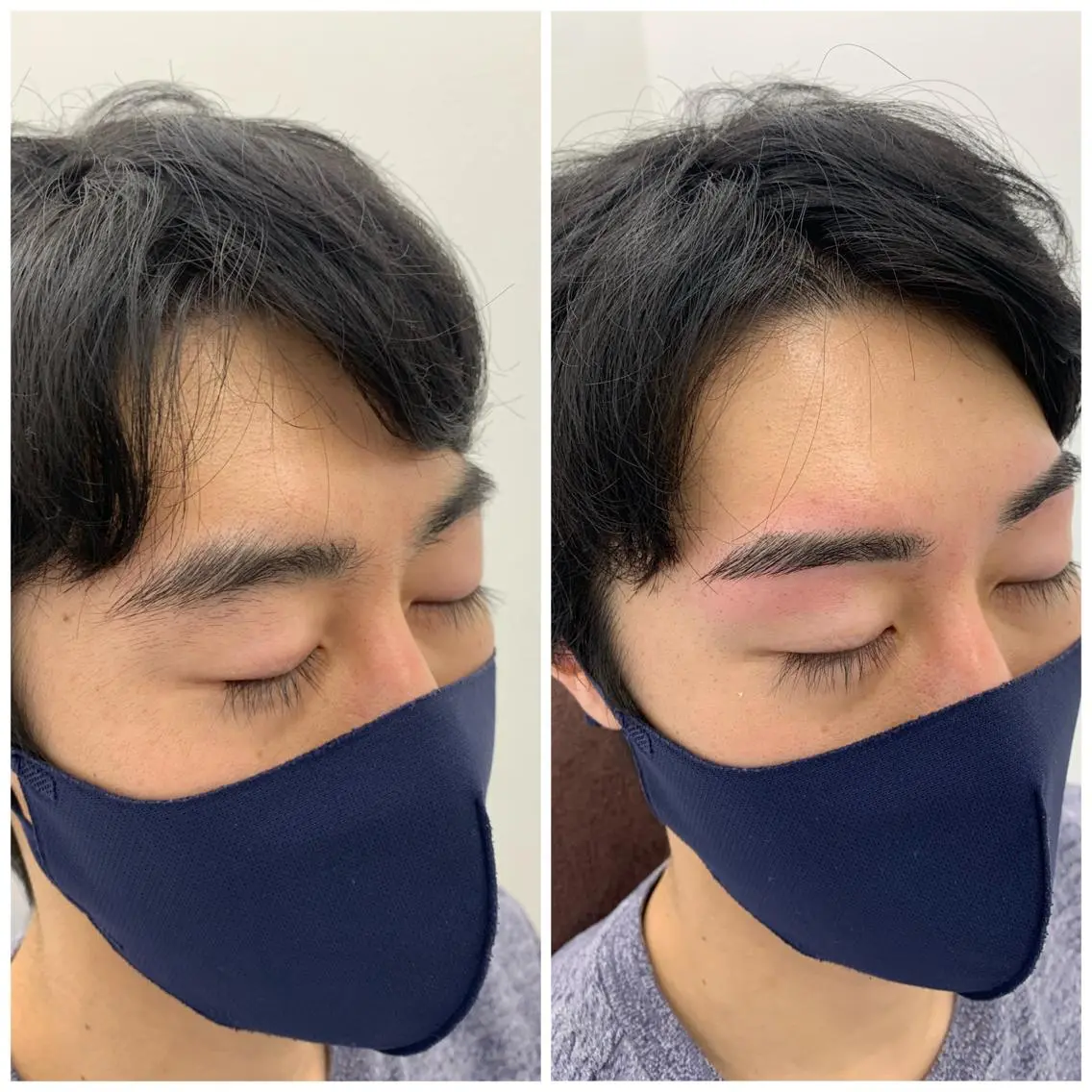 メンズアイブロウスタイリング(WAX脱毛)の写真