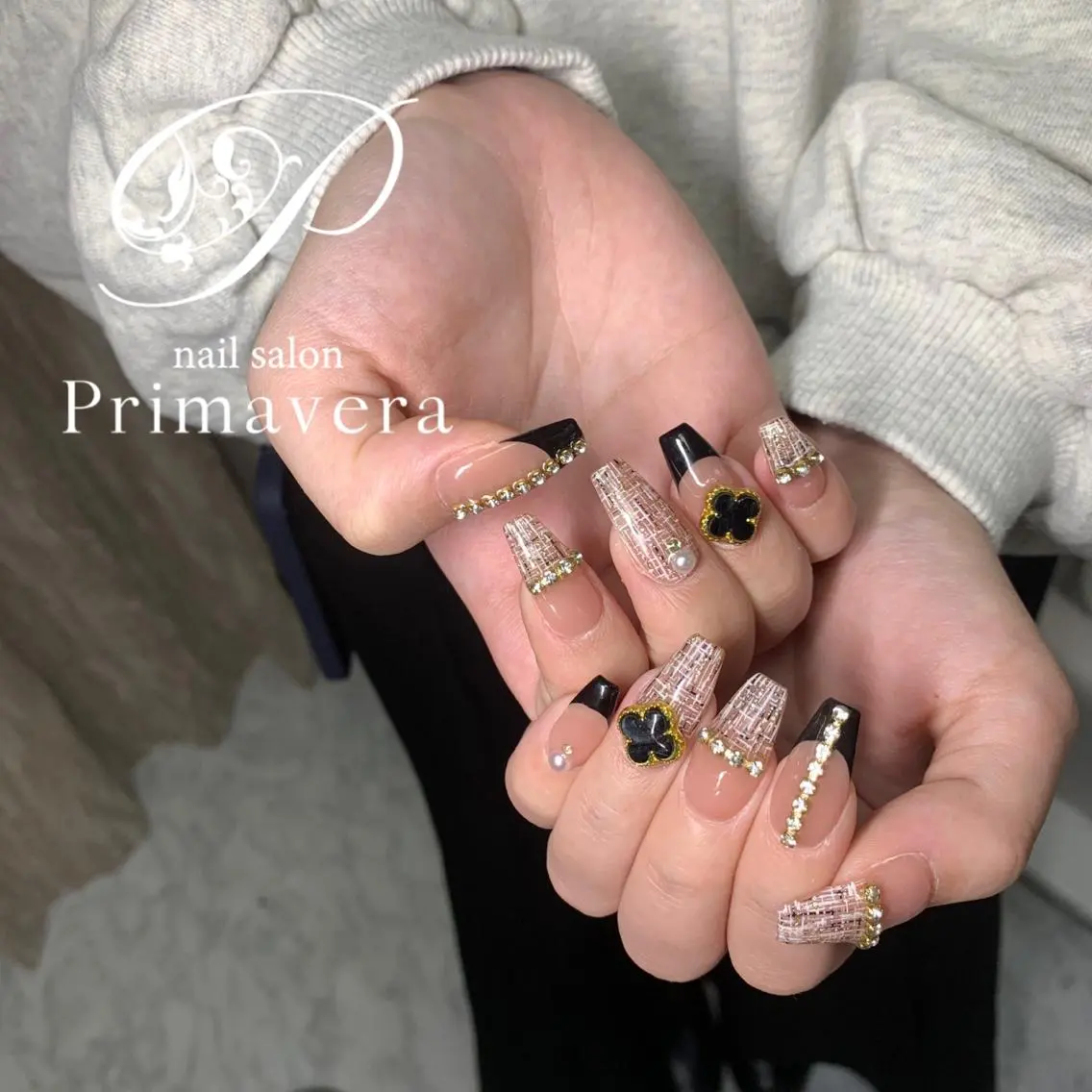 ネイル ハンドネイル Primavera 新横浜🤍美フォルムのネイルデザイン