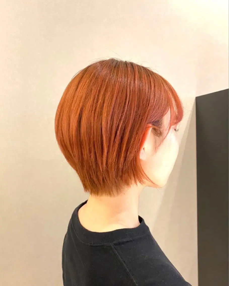 ショート カラー オレンジ Forest. kanako🕊️のヘアスタイル