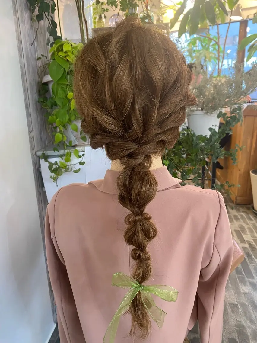 ヘアアレンジ hair make もりした　ゆうのヘアスタイル