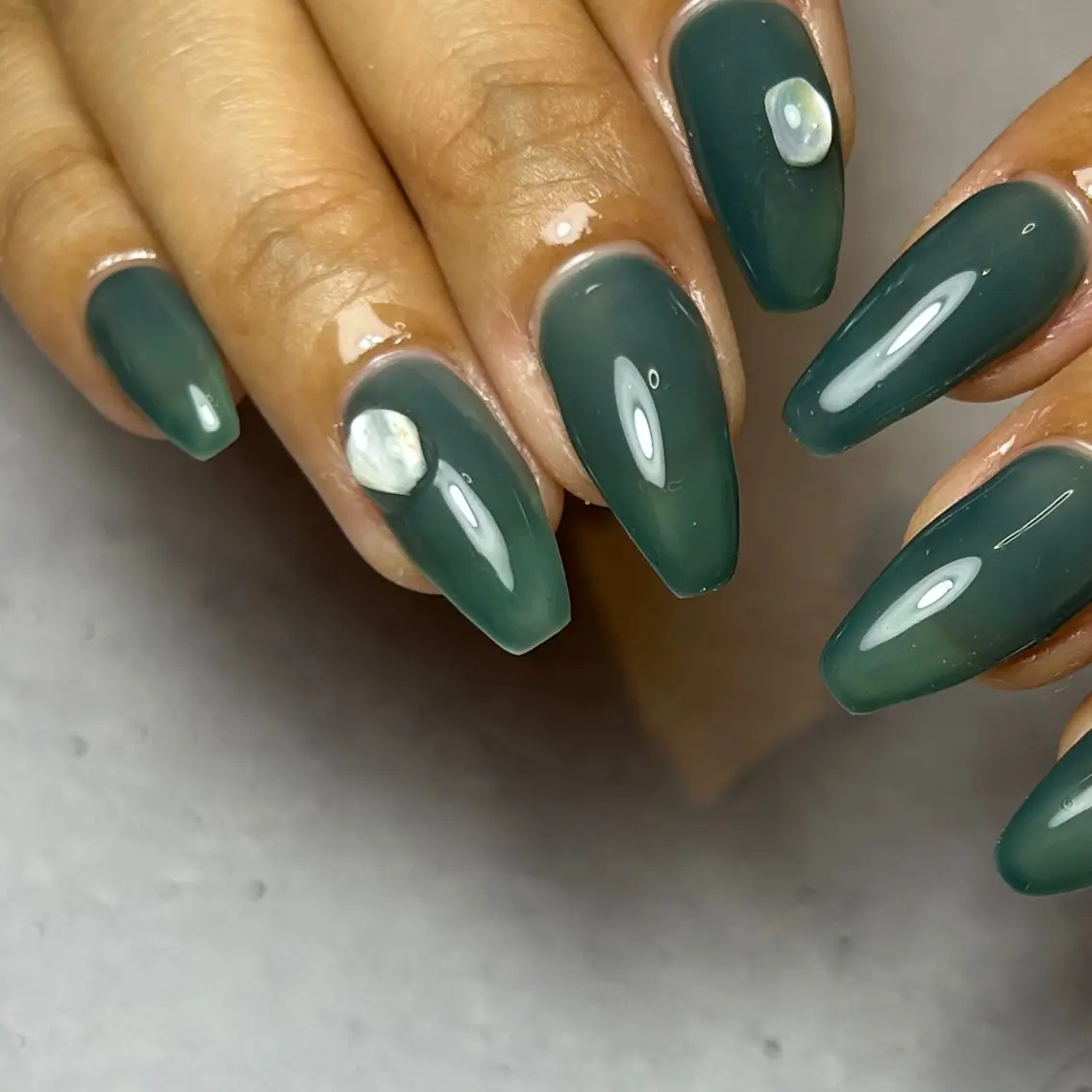 ロング カラー ハンドネイル sii.nail uraraのネイルデザイン