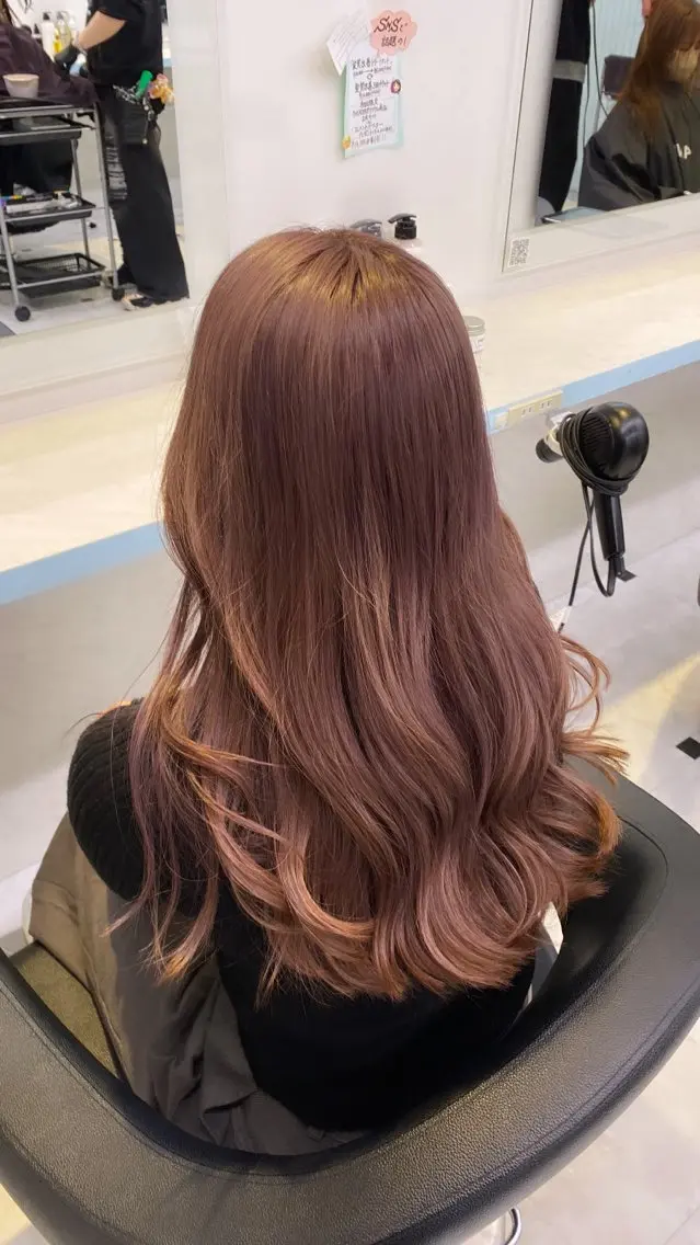 ⚠️🌸当日限定早い者勝ち🌸⚠️ブリーチありダブルカラー➕髪質改善トリートメント💧✨の写真