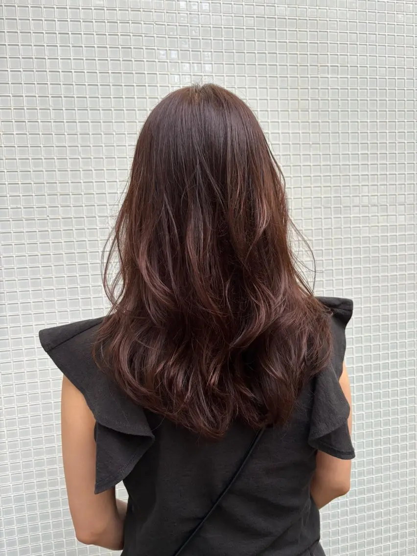 ロング みぞぐち じゅりのヘアスタイル