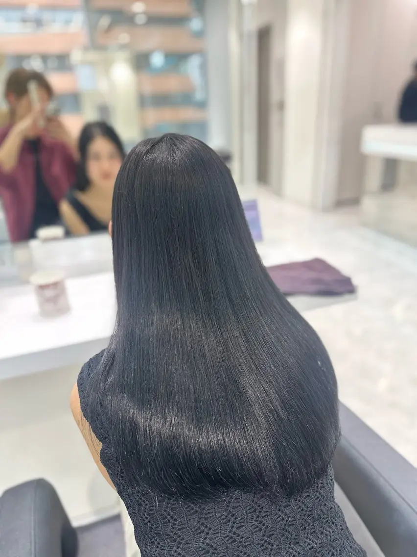 ロング カラー 髪質改善 赤み消し透明感🩶 銀座Ryota🩶のヘアスタイル