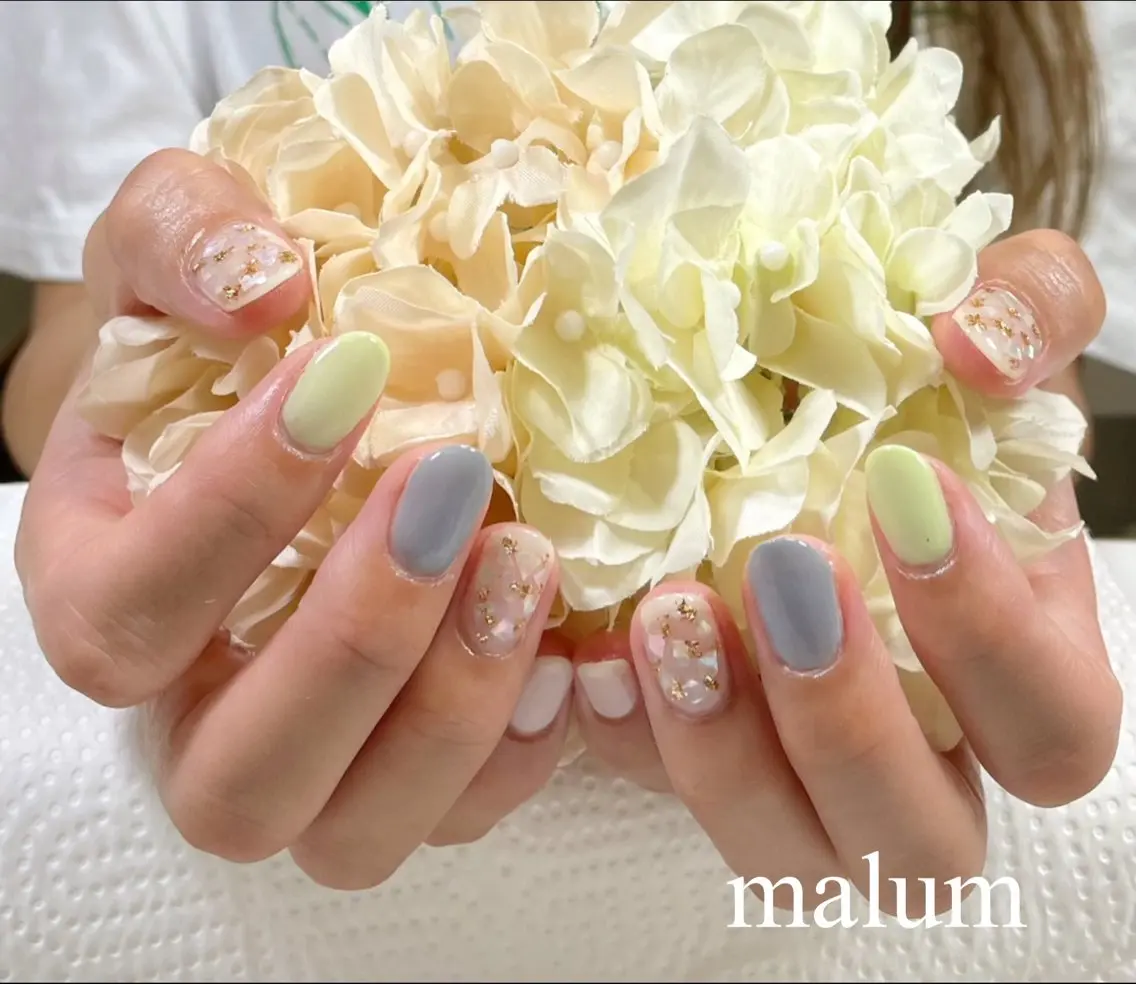 ネイル ハンドネイル malum nailのネイルデザイン