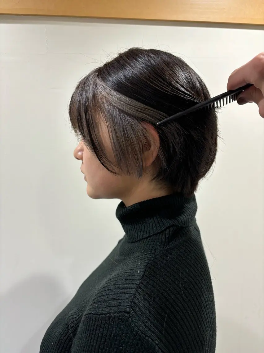ショート カラー 【ハイトーン特化】 🦋森山陽向/大宮のヘアスタイル