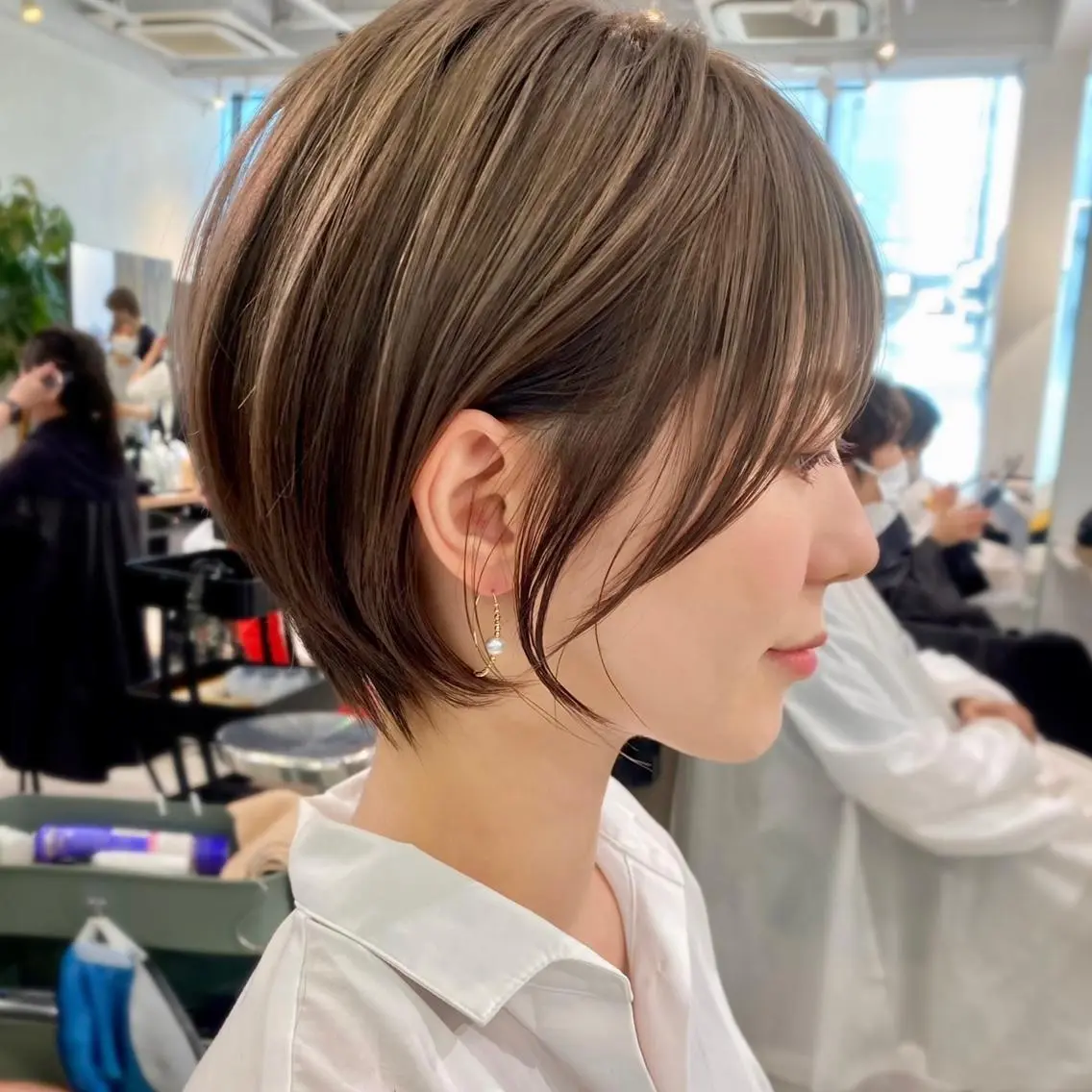ショート ショートヘア カット トリートメント ✨−5歳大人ショート ヘア✨れいじのヘアスタイル