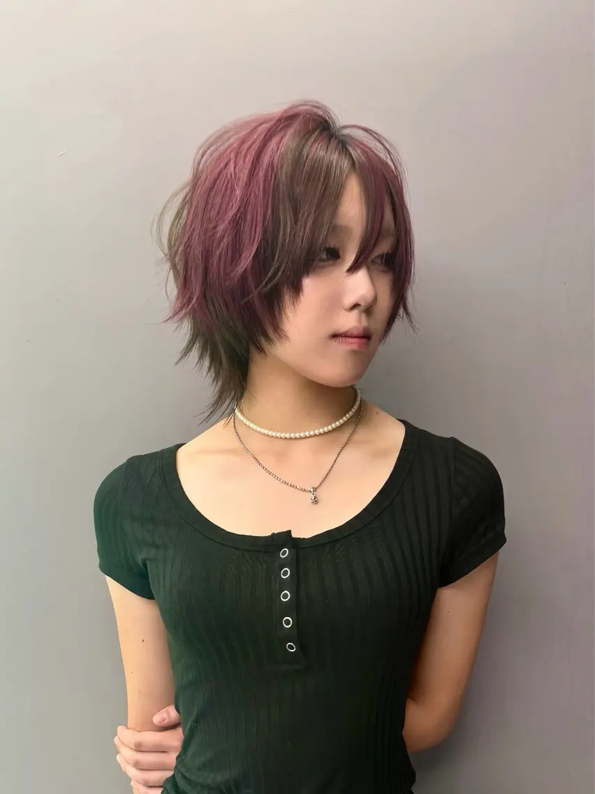ショート ヘアカラー Kisei/デザイン /ハイトーンカラーのヘアスタイル