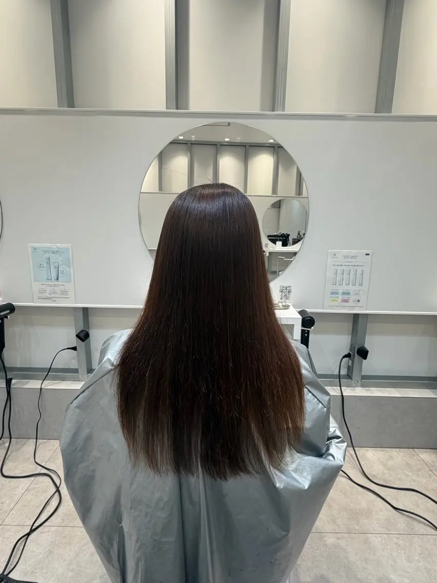 ロング 縮毛矯正 熊谷 琴葉のヘアスタイル
