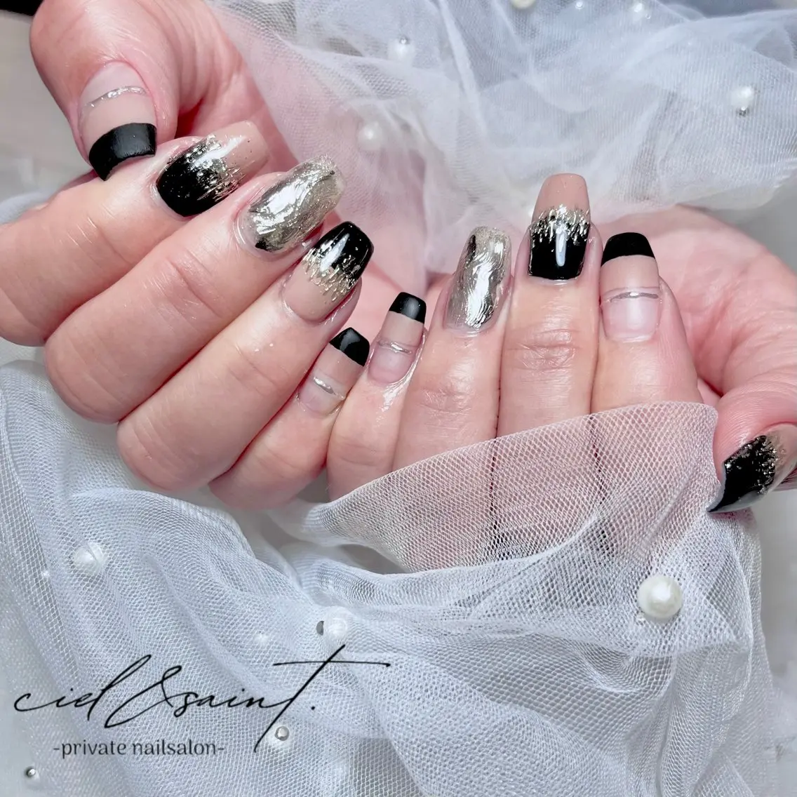 ネイル ハンドネイル nail salon ciel&saintのネイルデザイン