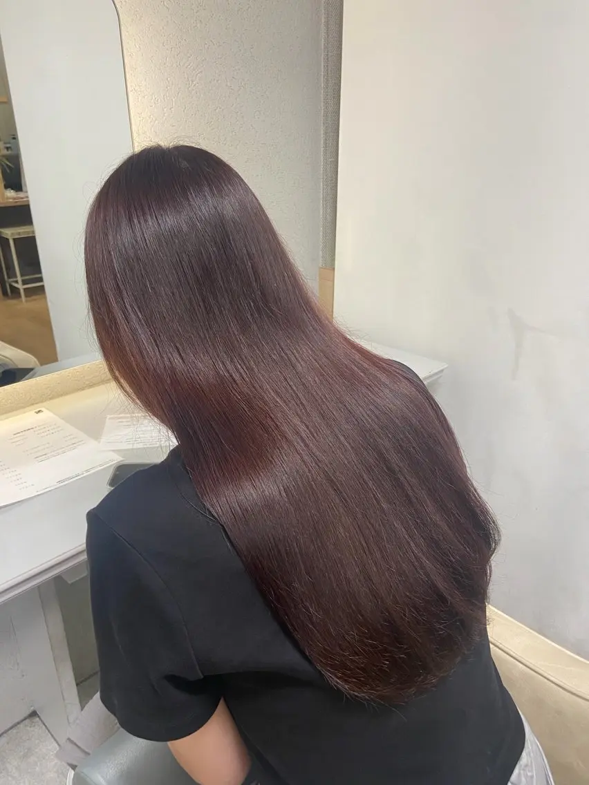 ロング カラー トリートメント ヘアカラー zerohair たにななみ🫧のヘアスタイル
