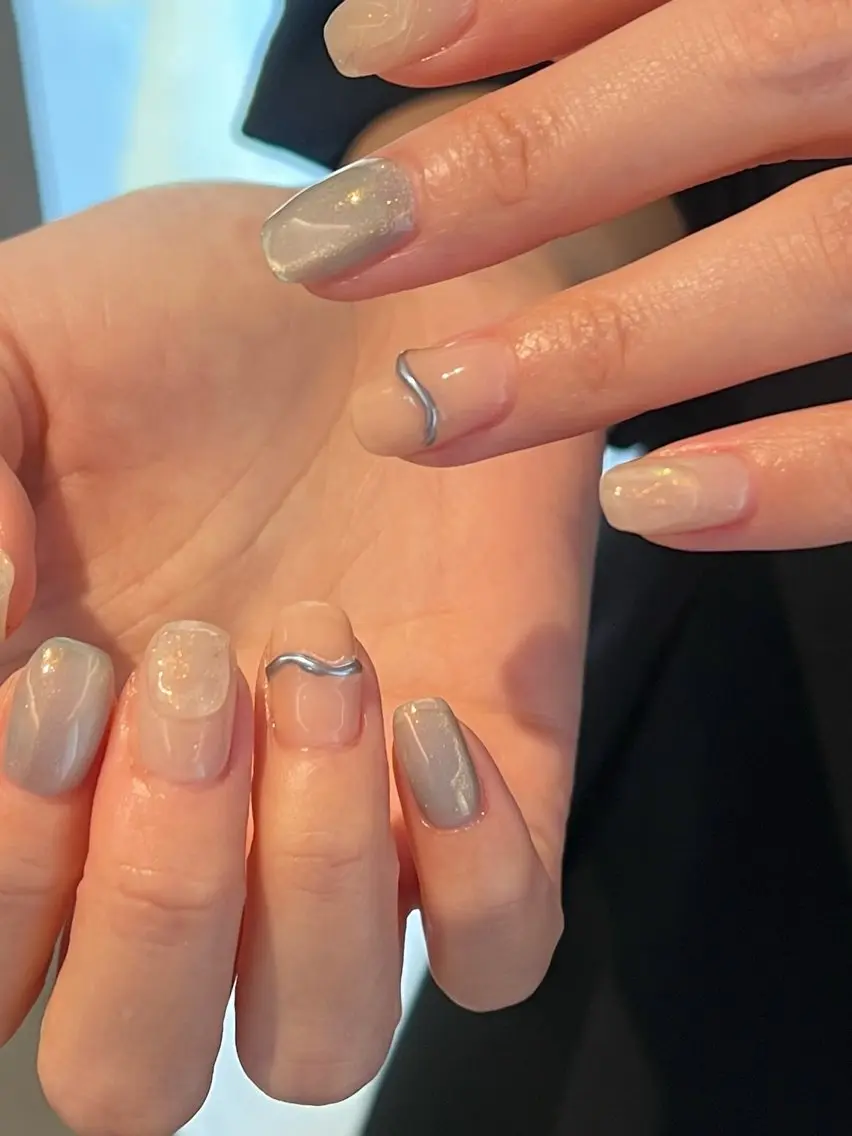 ネイル ハンドネイル yomu nail yuumiのネイルデザイン