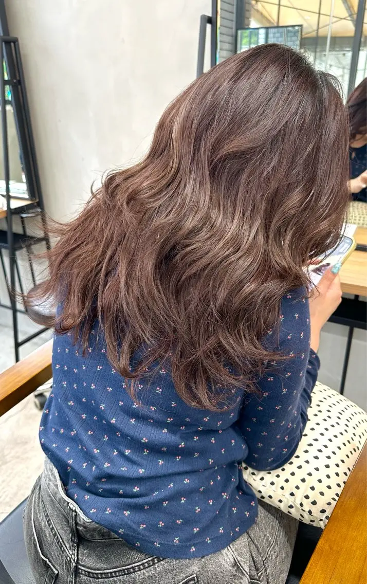 ワンカラー「暖色系カラー🍒」の写真