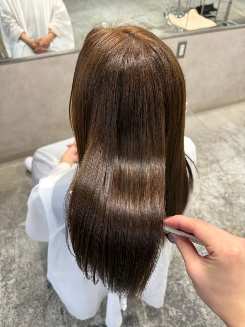 トリートメント 新潟万代/暖色・ 透明感カラー/アミのヘアスタイル