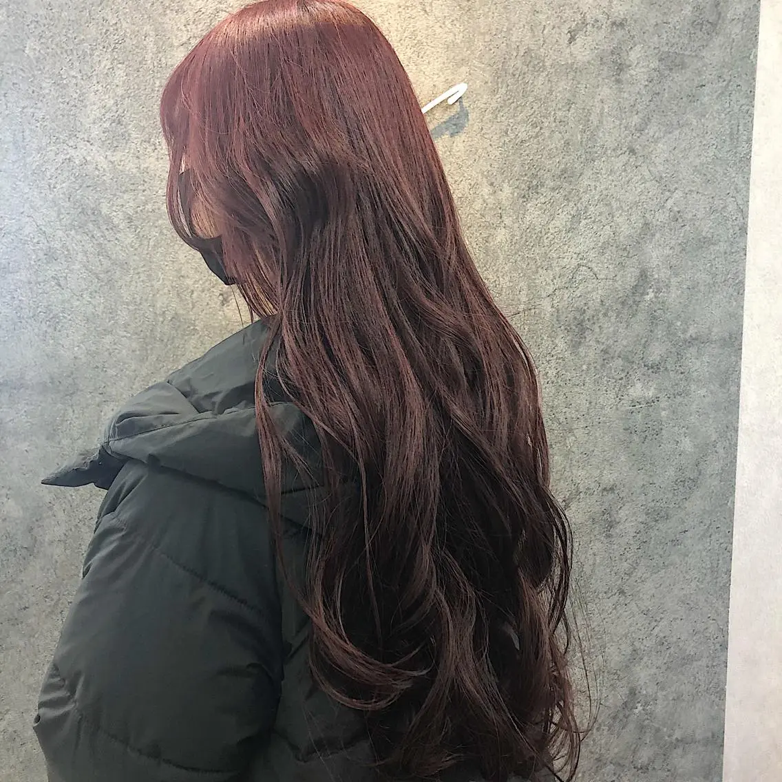 ロング ヘアカラー トリートメント 所渉/韓国レイヤー /ウルフカットのヘアスタイル
