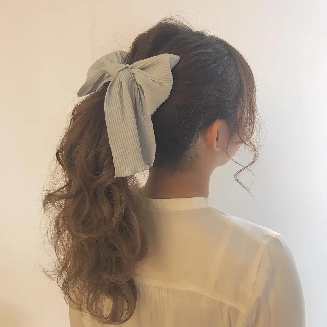 ヘアアレンジ ポニーテール ヘアセット 顔まわり‎🤍小顔 カット🤍みさきのヘアスタイル