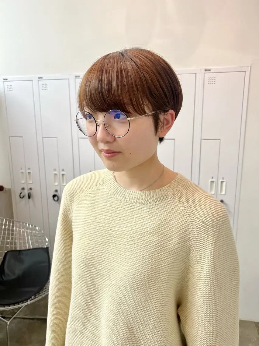 ショート カット ヘアカラー トリートメント 近藤 千裕のヘアスタイル