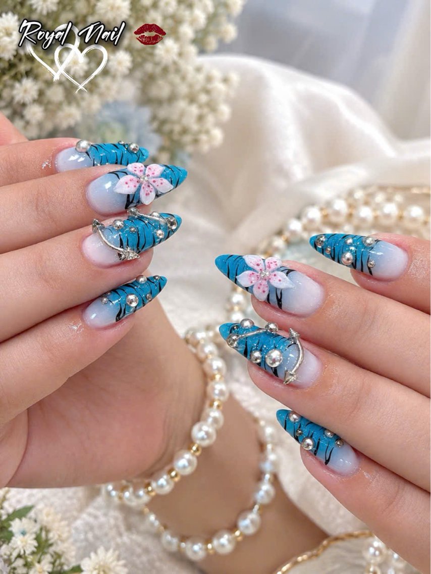 ネイル 韓国ネイル マグネットネイル 持ち込み ハンドネイル Royal Nail_RINAのネイルデザイン