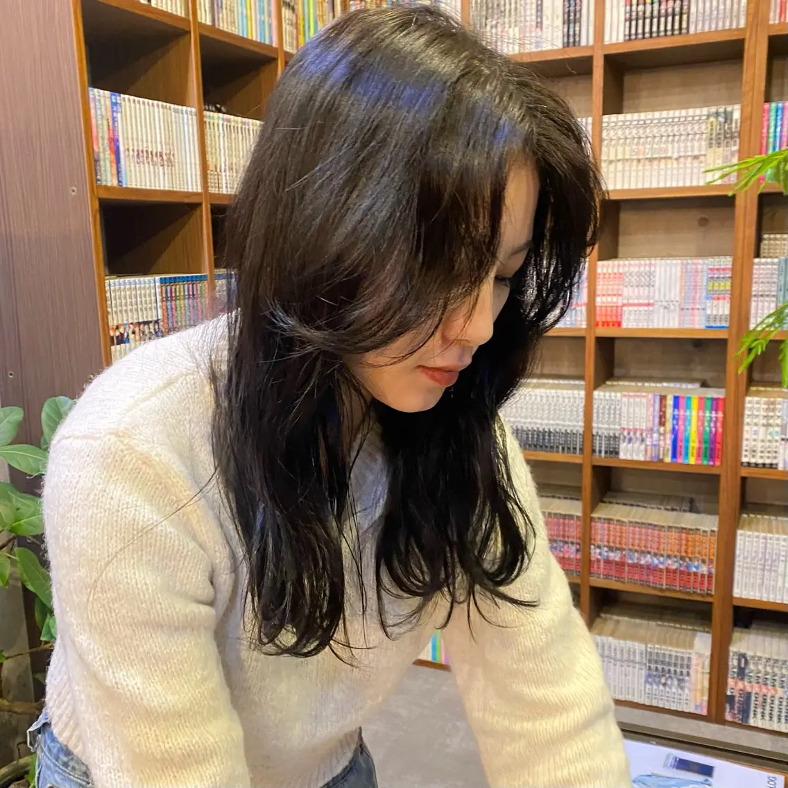 【韓国前髪パーマ】カット＋前髪顔周りのみパーマ＋2stepトリートメントの写真