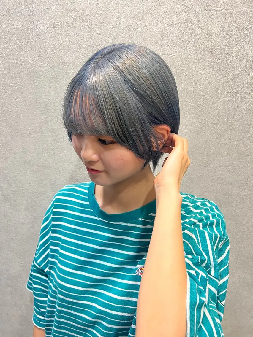 カラー カット ヘアカラー トリートメント ひがし のののヘアスタイル