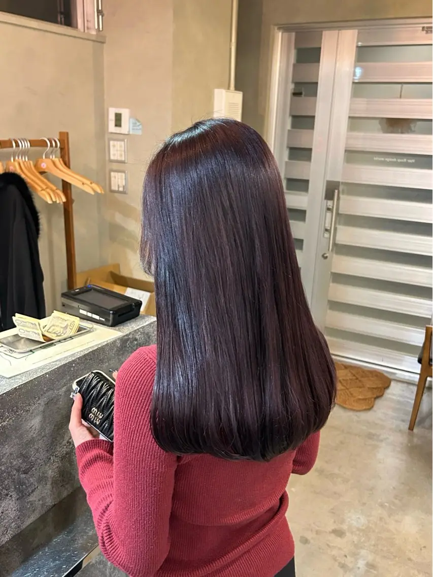 ロング ヘアカラー ruup Aru ユウキのヘアスタイル