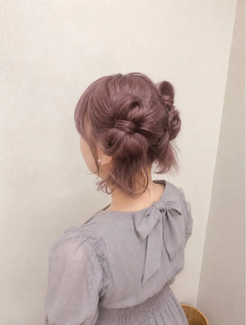 ヘアアレンジ ヘアセット 東京堂 大濠のヘアスタイル