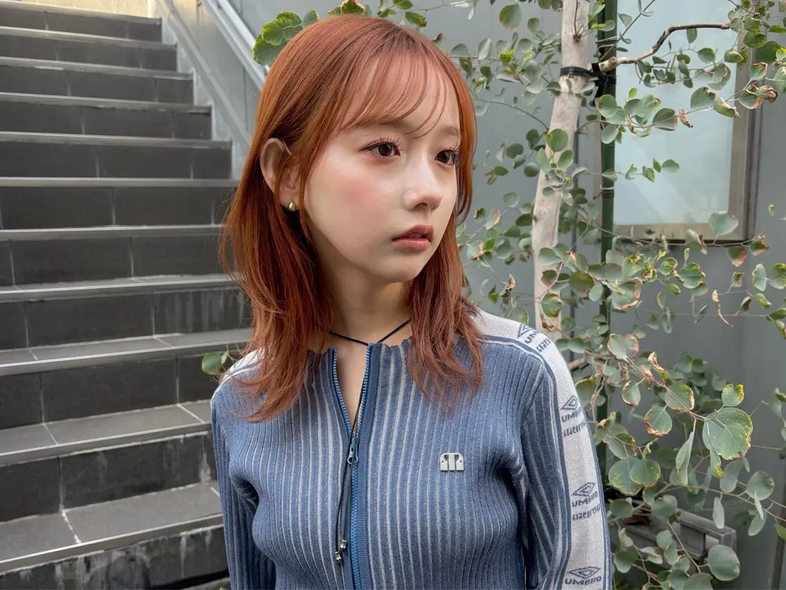 カラー 🎗️ブリーチ 🎗️ダブルカラーのヘアスタイル
