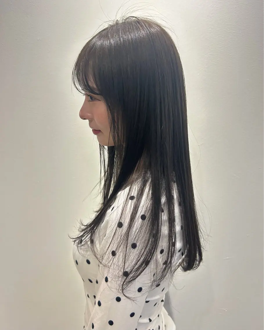 ロング カラー ヘアカラー 田中 遥陽のヘアスタイル