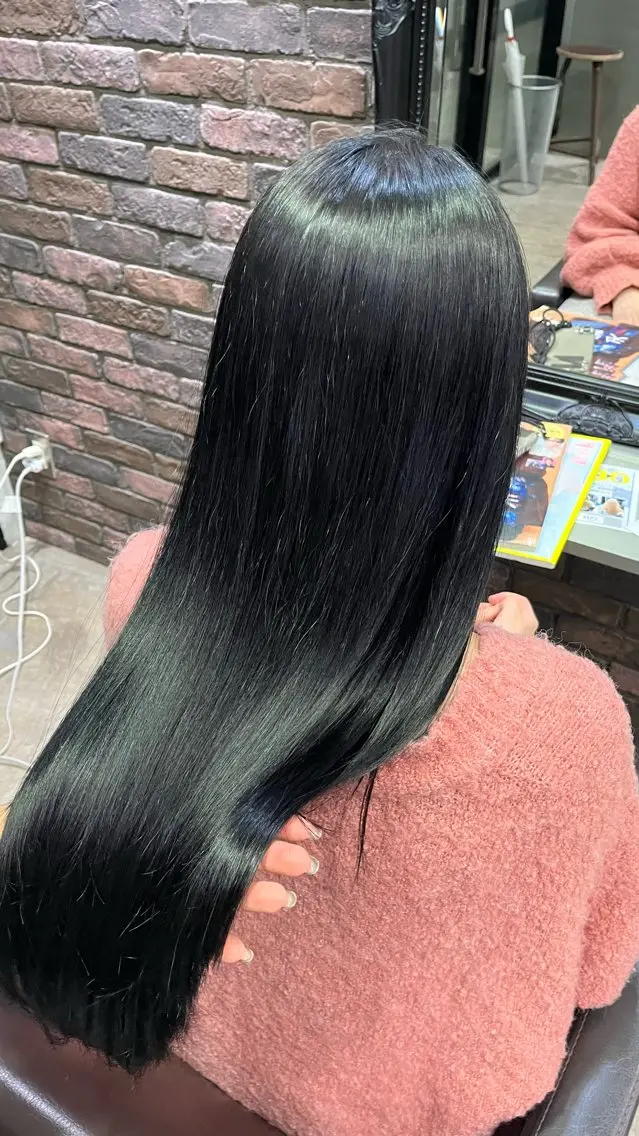 ロング カラー 透明感カラー ヘアカラー トリートメント Glimpseあやね 🎀大濠/髪質改善のヘアスタイル