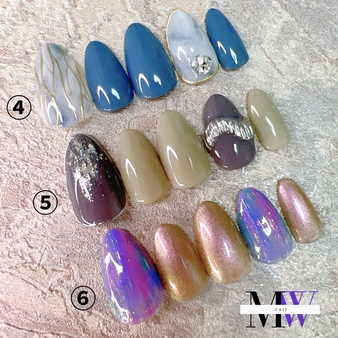 ネイル アートネイル ハンドネイル MW .nailのネイルデザイン
