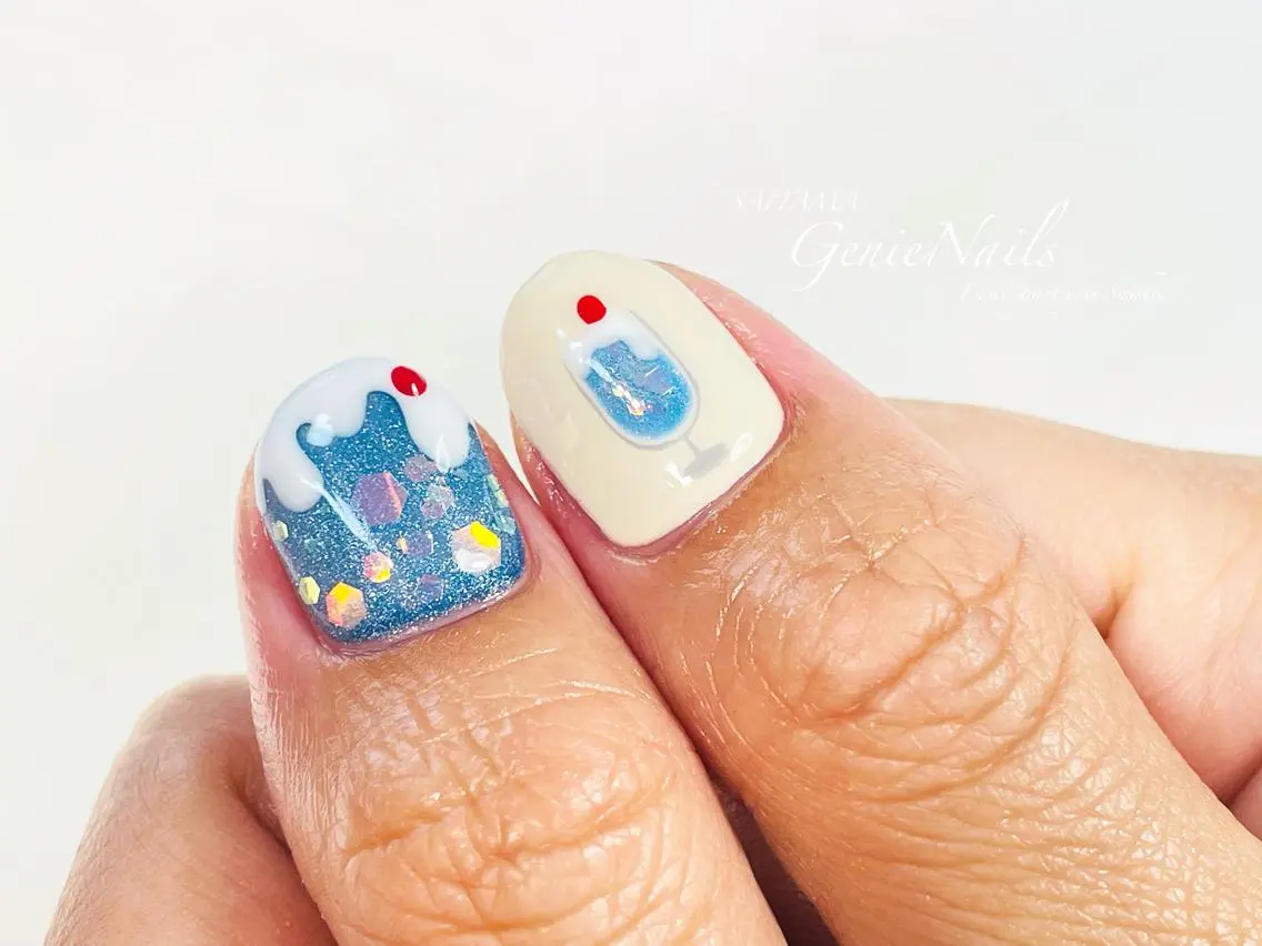 メンズ ネイル アートネイル フットネイル メンズネイル 持ち込み 冬ネイル ハンドネイル Genie Nailsのネイルデザイン