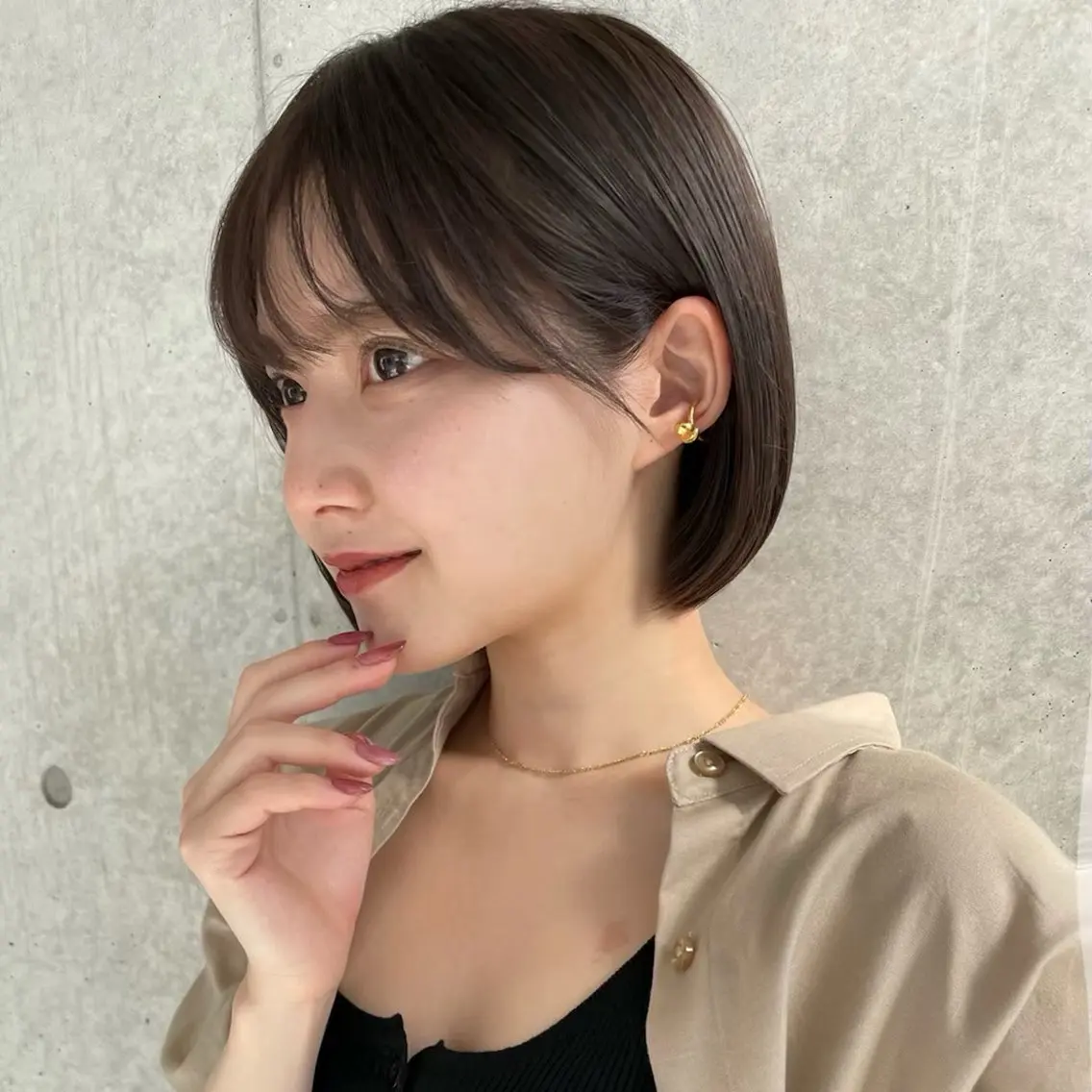 ショート カラー メンズ特化/上野 暖色カラー ダイチのヘアスタイル