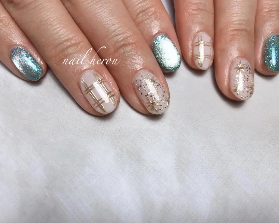 ネイル ハンドネイル saki_ nail heronのネイルデザイン