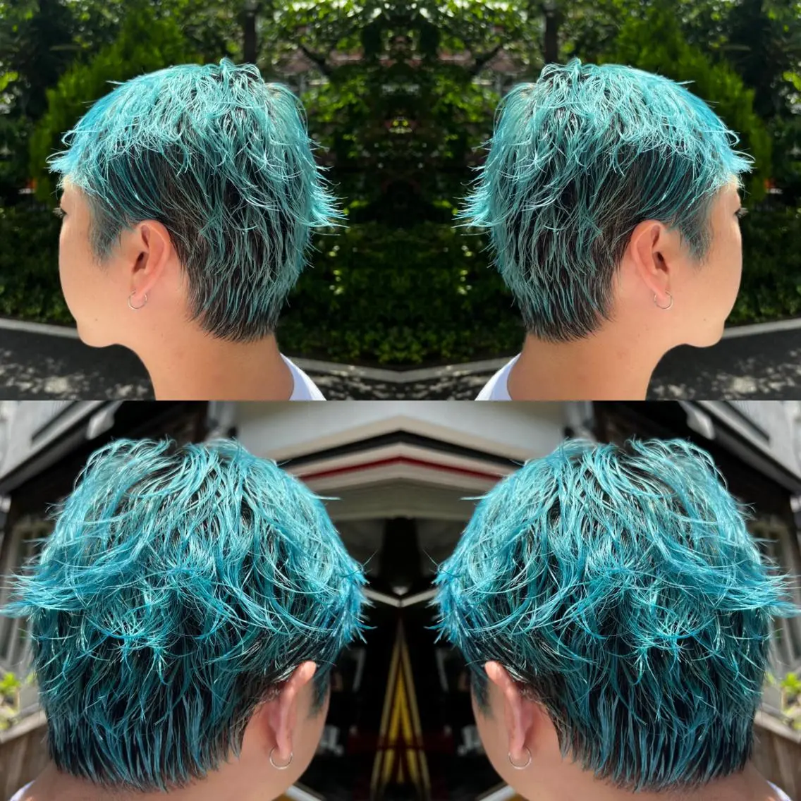 ショート カラー メンズ ヘアカラー トリートメント ✨️眉毛、派手髪、 ハイトーンShinの眉毛・アイブロウイメージ