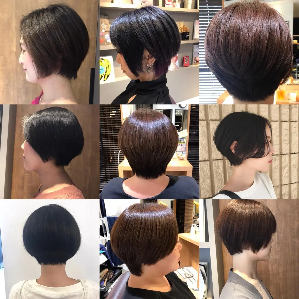 ショート カラー Bonheur umedaのヘアスタイル