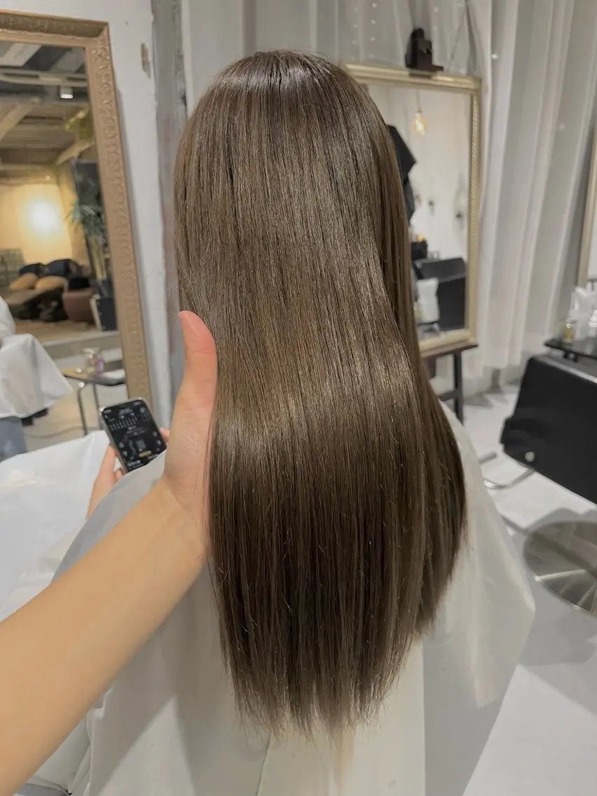 ロング カラー inc 新小岩 Runeのヘアスタイル