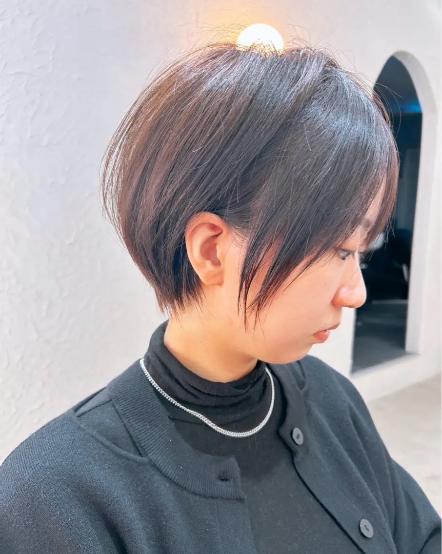 ショート 髪質改善✨ストレート オグ✂️/ショートのヘアスタイル