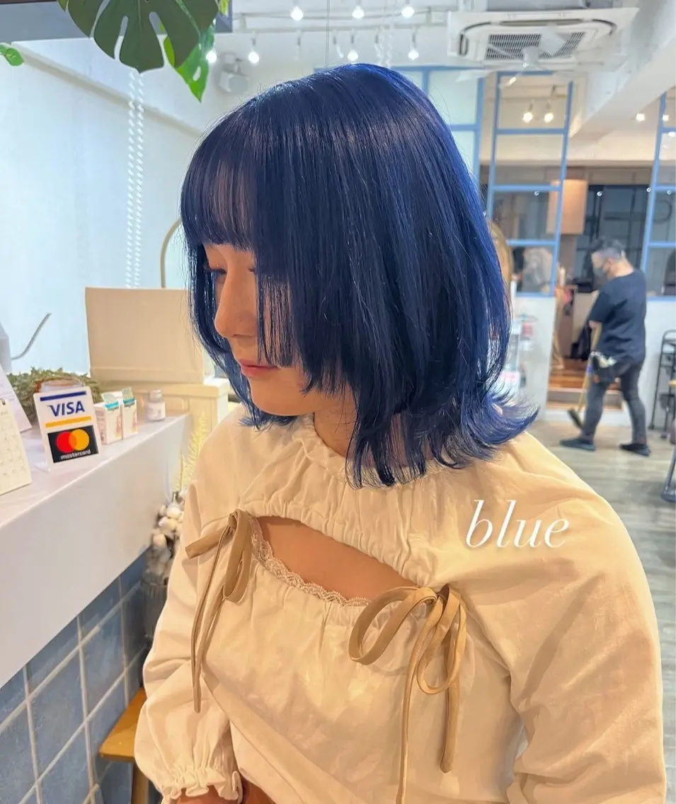 ミディアム 縮毛矯正 ヘアカラー トリートメント N°+aero 🤍ユメのヘアスタイル