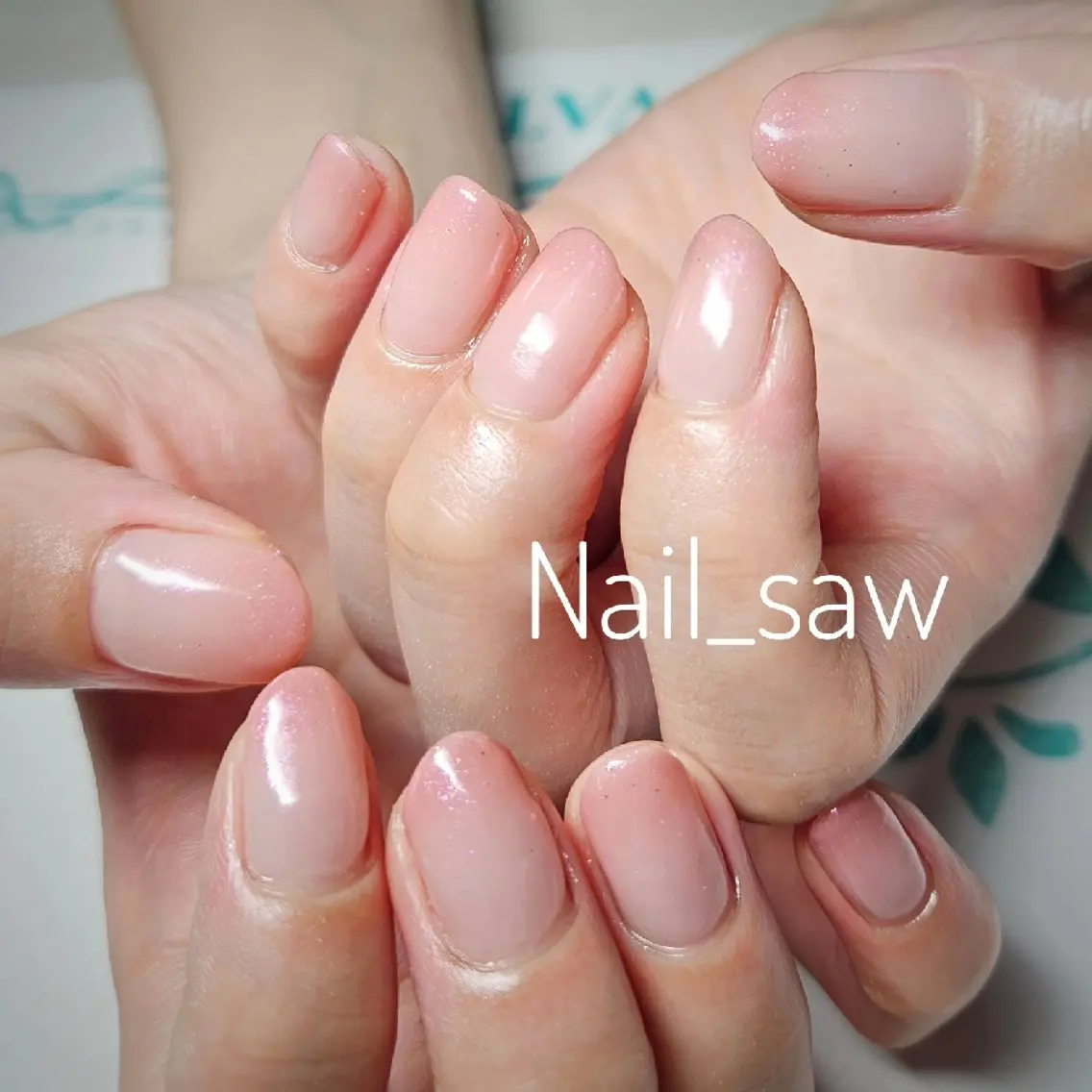 ネイル グラデーション ラメ(グリッター) ハンドネイル Y. Saoriのネイルデザイン