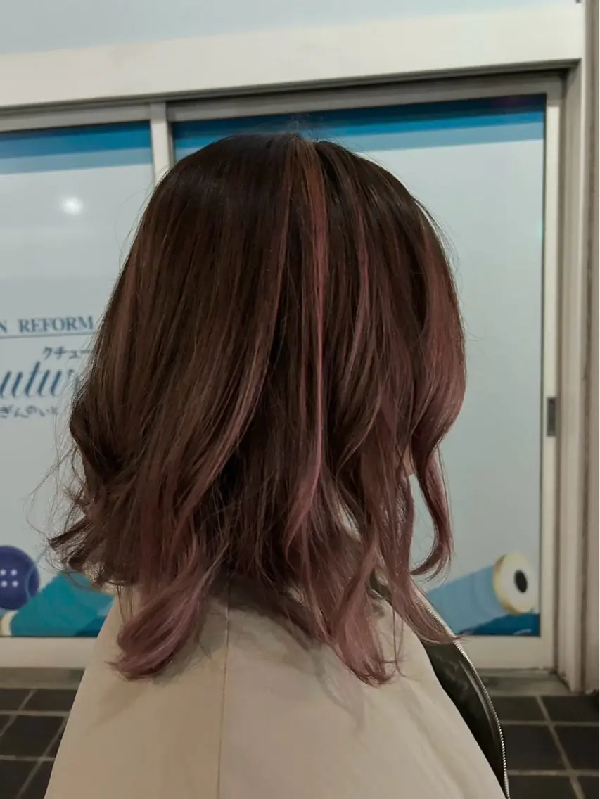 ミディアム カラー 🍒ྀི🍓 そら🌺🩷ྀིのヘアスタイル