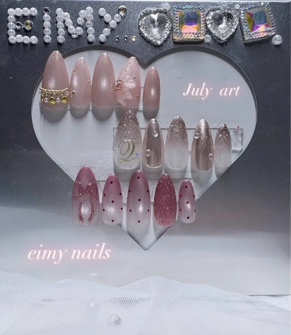 ネイル アートネイル フラッシュネイル グラデーション ラメ(グリッター) ラメグラデーション ハンドネイル eimy nails♡のネイルデザイン