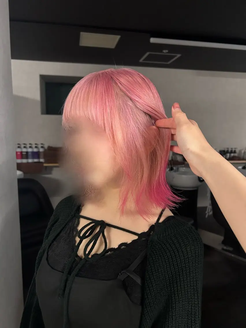 ミディアム ヘアカラー 🎀ブリーチカラー 🎀なつのヘアスタイル