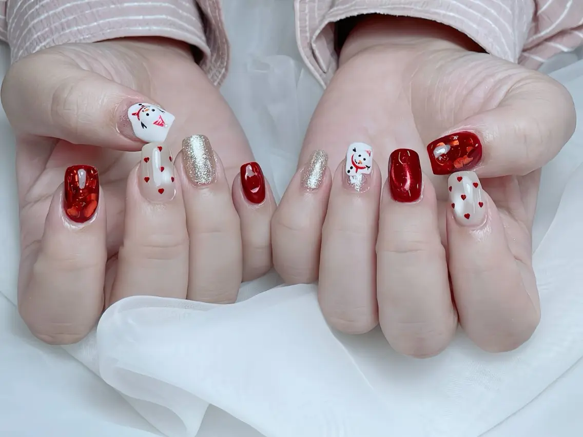 ネイル 成人式 ロングネイル ネイルチップ ハンドネイル Rin Nail 新大久保店のネイルデザイン