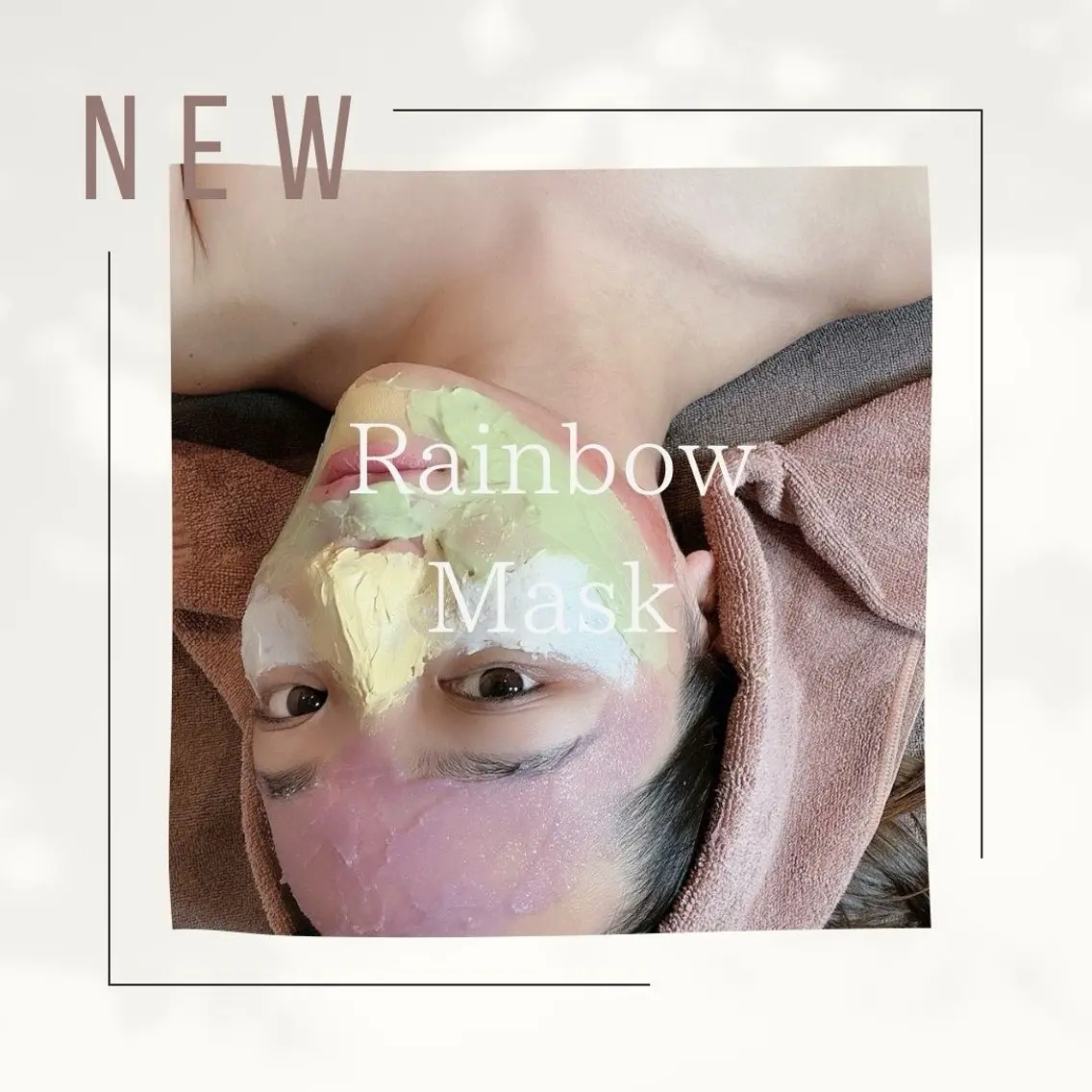 業界初韓国コスメ🌈レインボーパック🌈ご自身の悩みに合わせてパックが作れちゃう世界で一つの自分だけのパック🌿🌿の写真