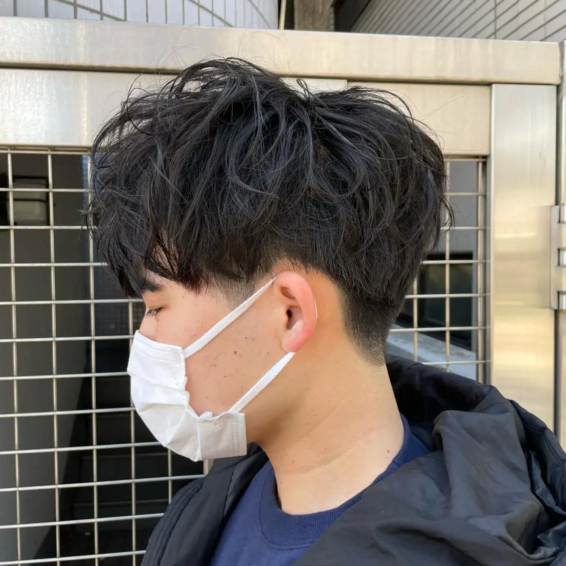 ショート パーマ メンズ カット パーマ 【メンズ縮毛矯正】 田中秀斗のヘアスタイル